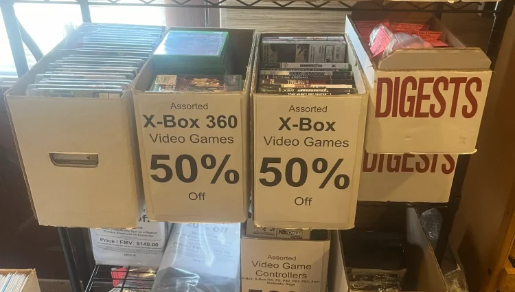 sorted video games and comic books Belleville IL